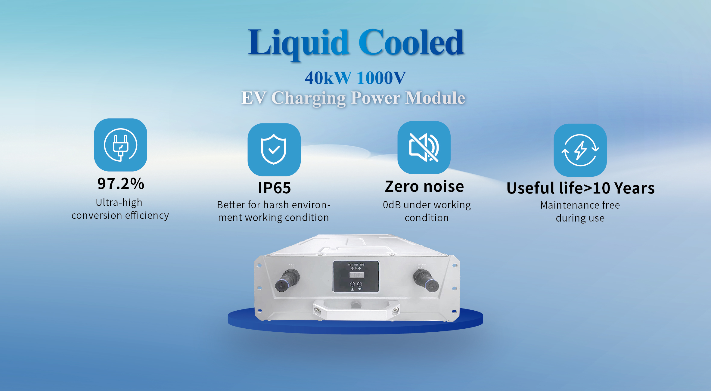 Tonhe Tecnolog&iacute;a M&oacute;dulo de alimentaci&oacute;n de enfriamiento de l&iacute;quidos 40kW