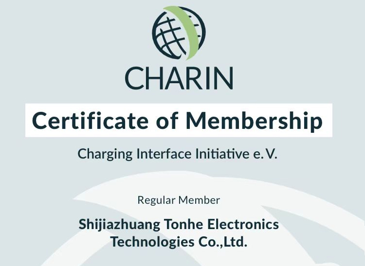 Shijiazhuang Tonhe Electronics Technologies Co.,Ltd.se convirtió en miembro de CharIN