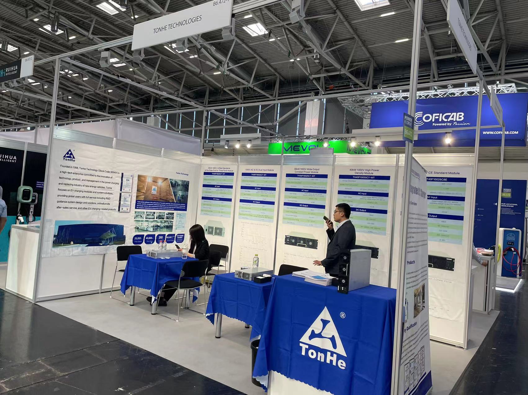 Tecnología Tonhe en la exposición Smart E Power2Drive