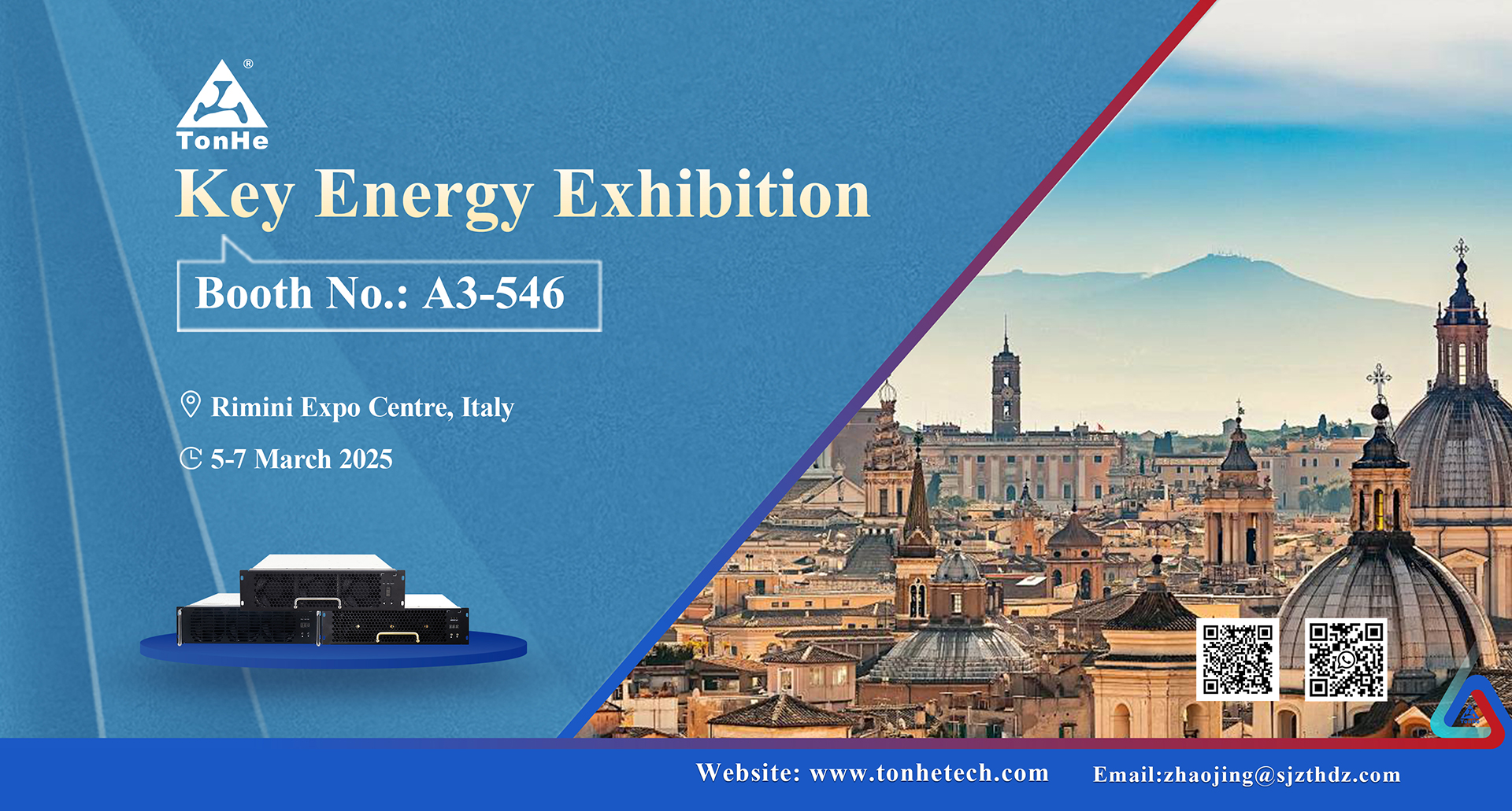 ¡Únase a Tonhe Technology en Key Energy 2025 en Italia!